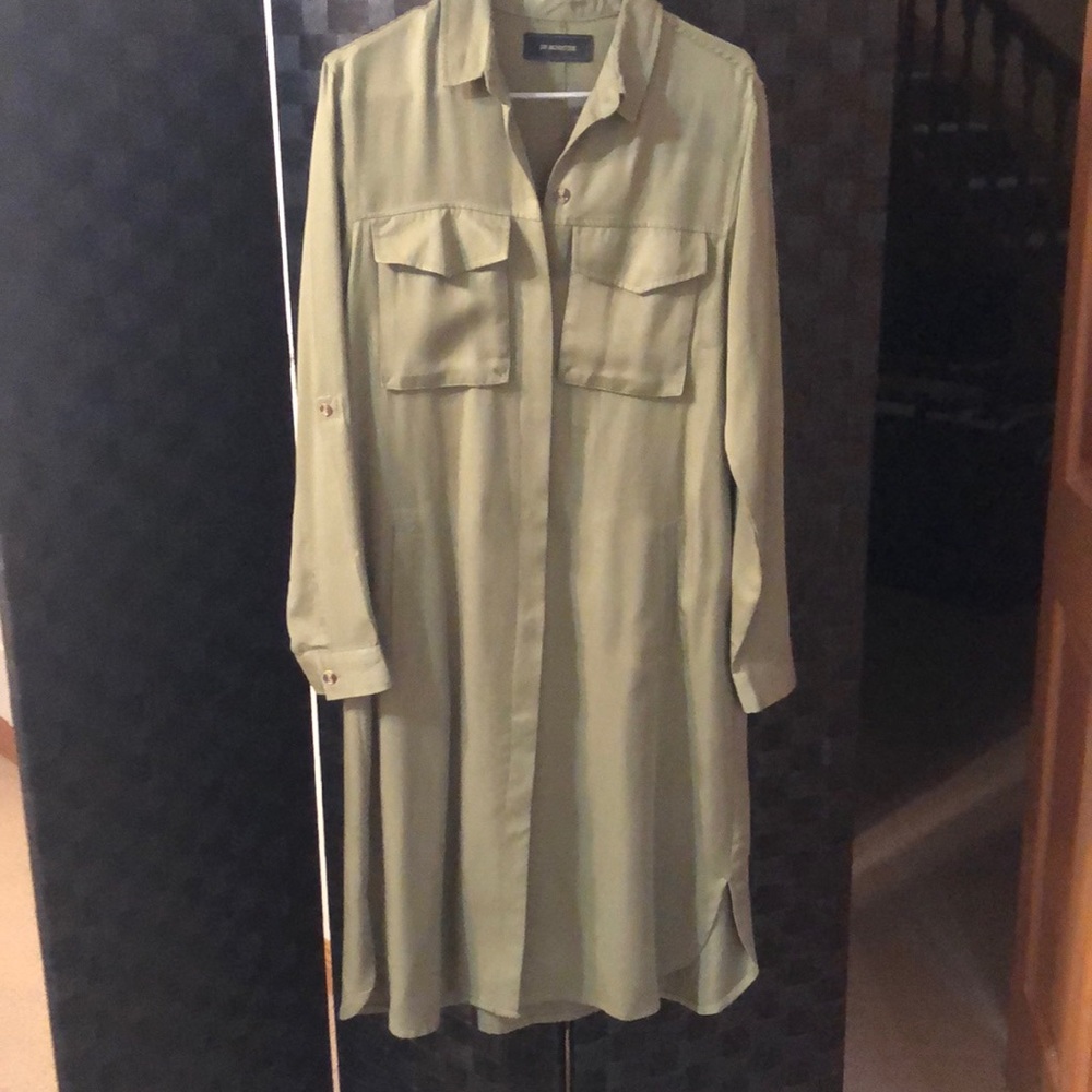 Long green jacket/dress